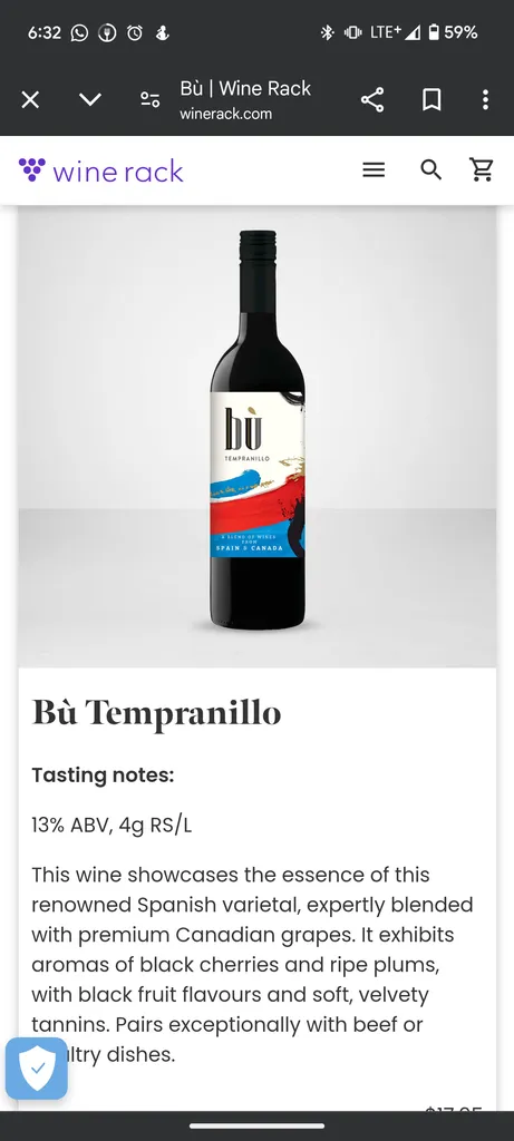 ISO Bù Tempranillo wine photo 1