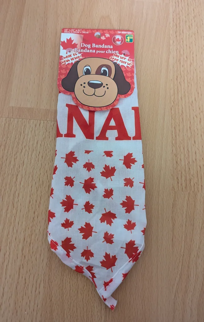 Brand New Dog Bandana - Canada Theme  photo 1
