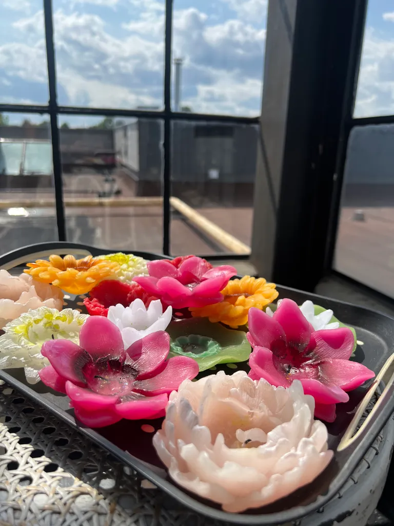Floating Flower Candles photo 1