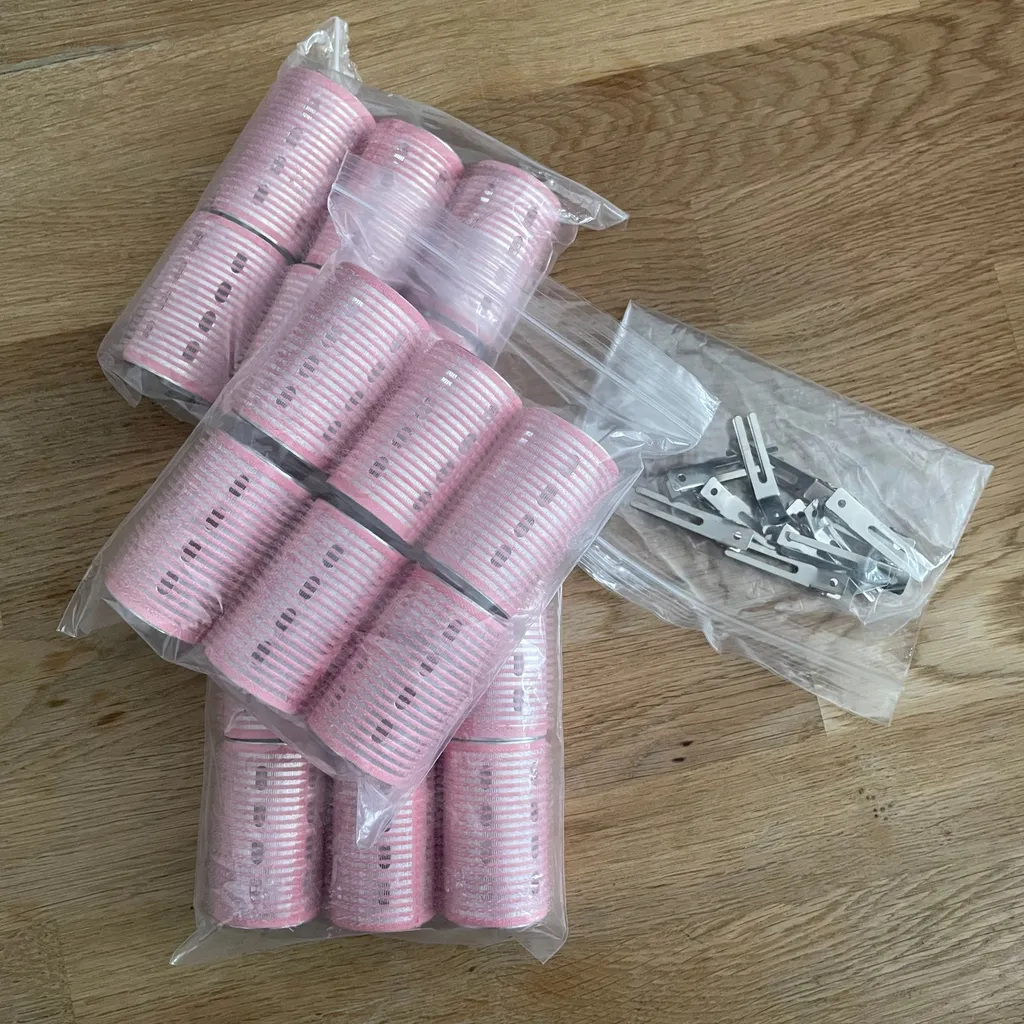 NWT 36mm Self Grip Aluminum Thermal Hair Rollers photo 1
