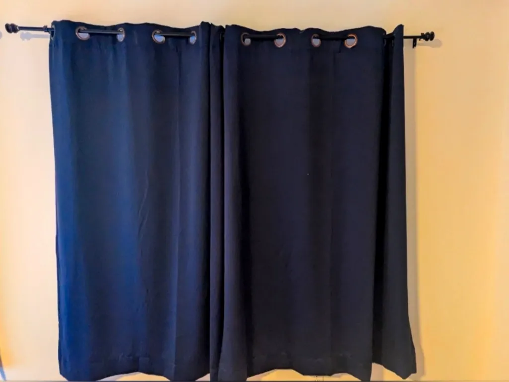 Navy Blackout Curtains (4 Panels) photo 1