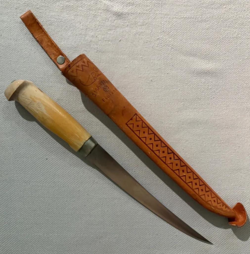 Rapala fish fileting knife Finland wood stainless steel photo 1