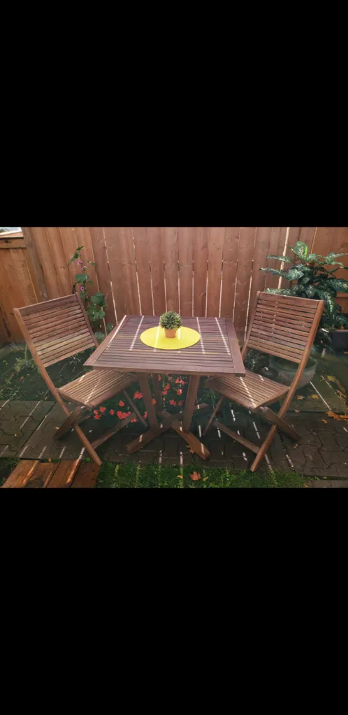 ••GONE ••BEAUFORT 10 By Scandinavian Designs Teak Bistro Set photo 1