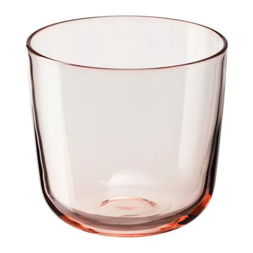 IKEA Pink Intagande Short Glass Tumblers photo 1