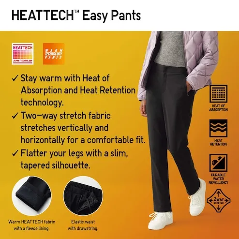 UNIQLO HEATTECH Warm Lined Pants (Small) photo 1