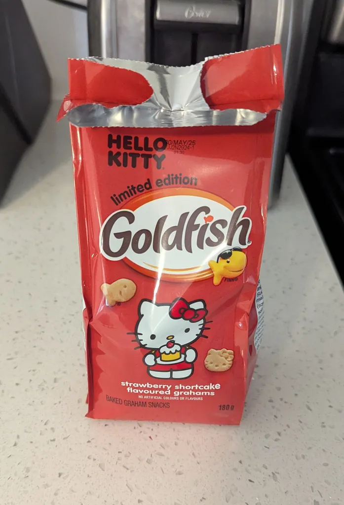 Brand New Hello Kitty Limited Edition Goldfish Crackers photo 1