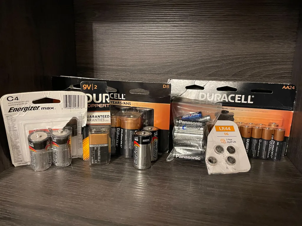 Batteries C D AAA AA LR44 9V photo 1