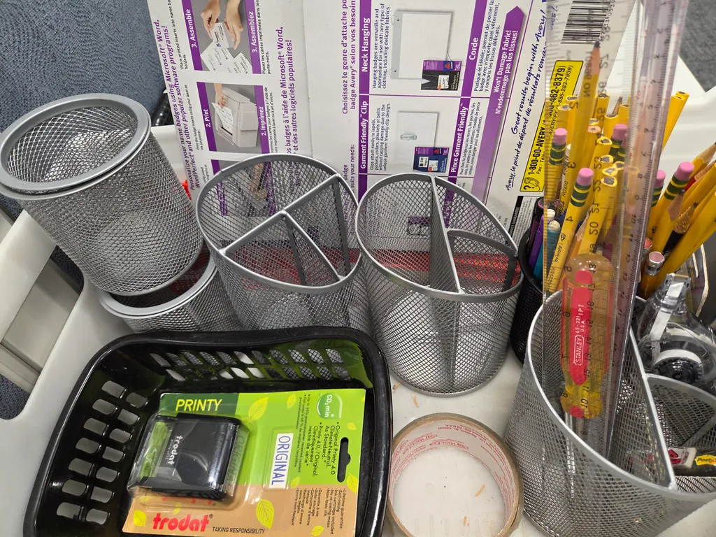 Pen holders and pencils  photo 1