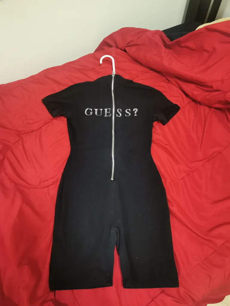 GUESS rhinestone Body Suit Size Small photo 1