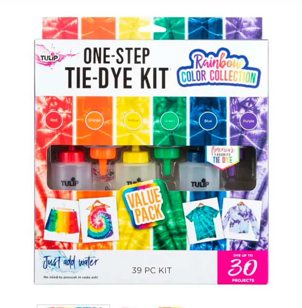 Tulip Tie-Dye Kit - Rainbow Color Collection photo 1