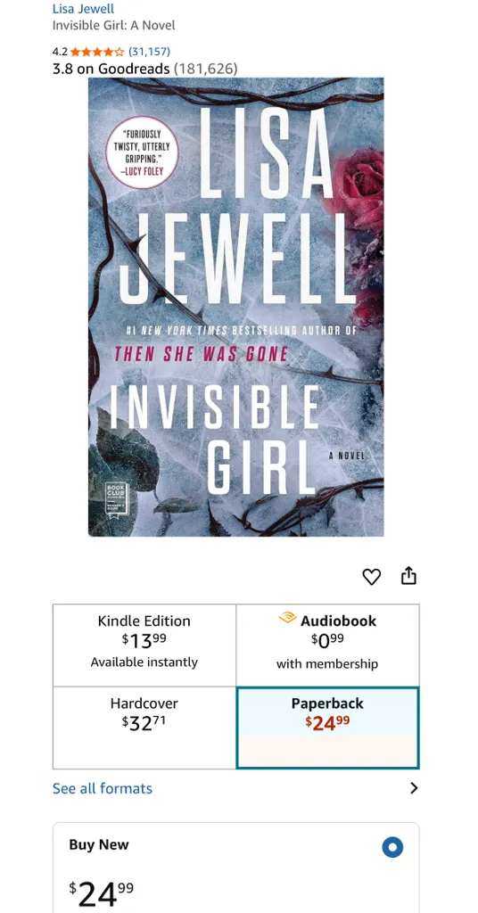 Lisa Jewell The Invisible Girl photo 1