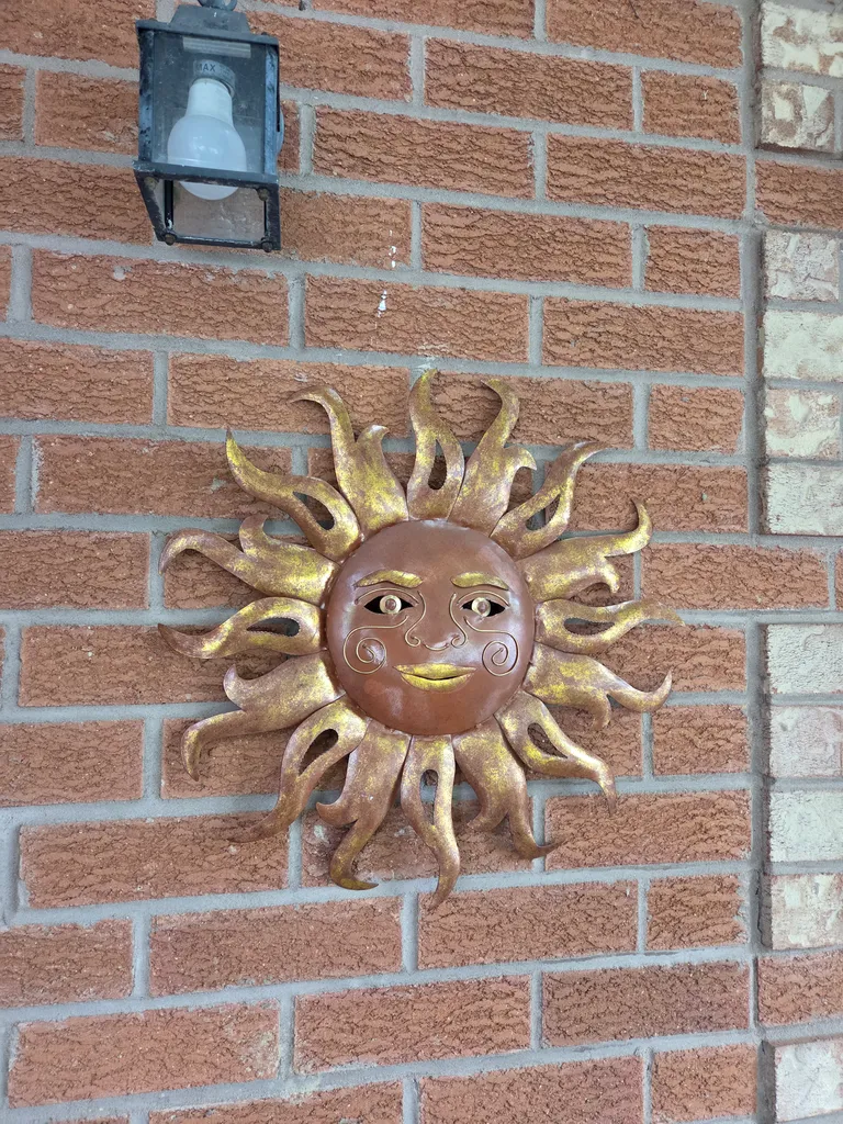 Celestial sun wall decor photo 1