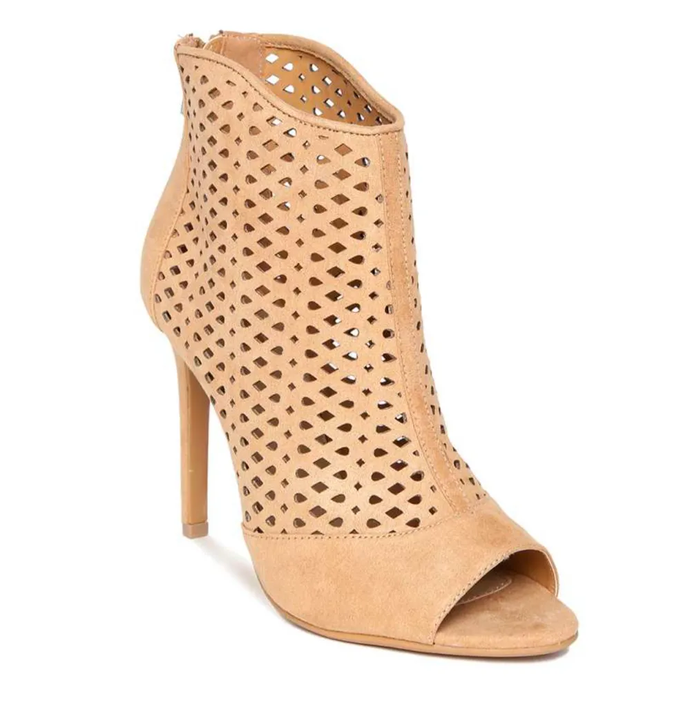 Suede Heels - Size 6 photo 1