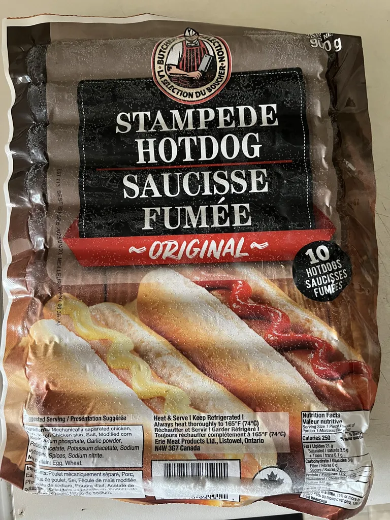 Chicken hot dogs photo 1