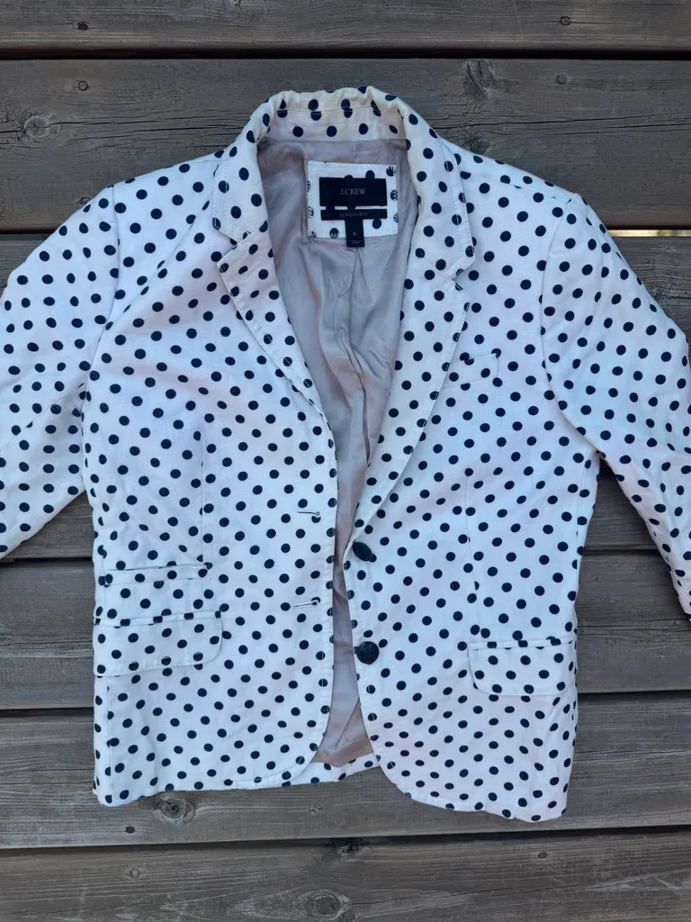 JCrew PolkaDot Blazer photo 1