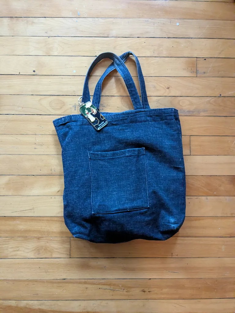 Insulated Denim Tote photo 1