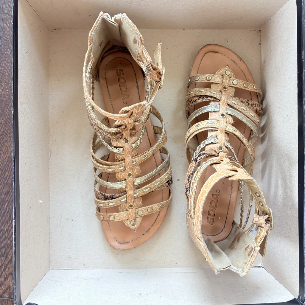 gladiator sandals 7.5 photo 1