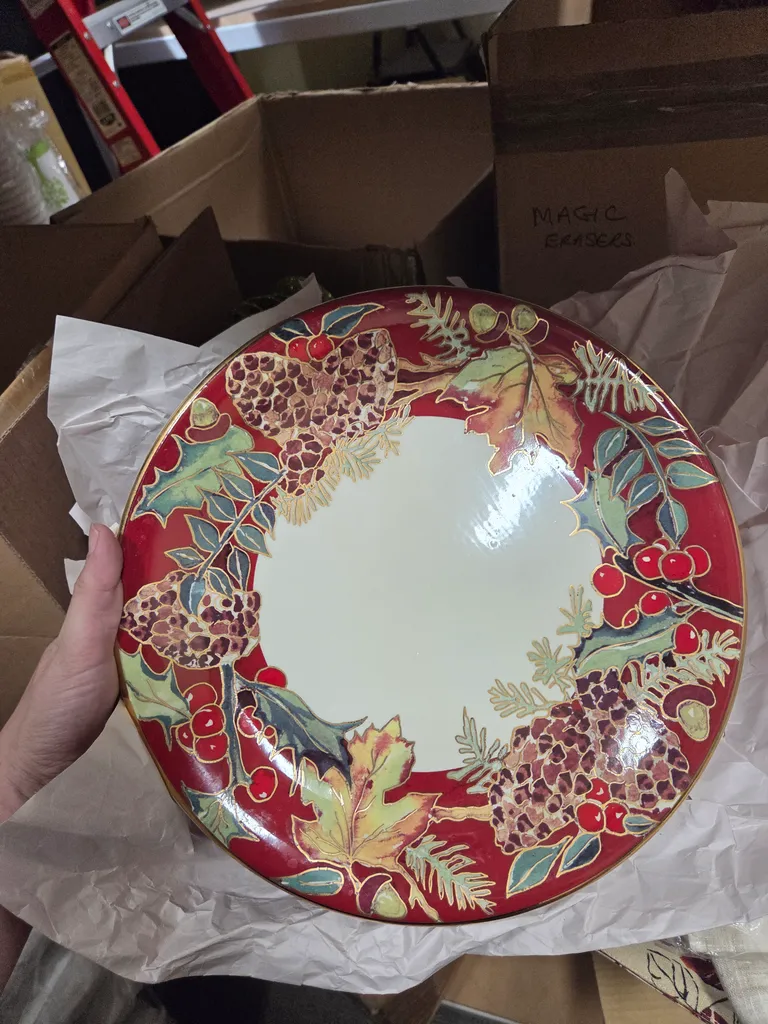 Italian Holiday plate  photo 1