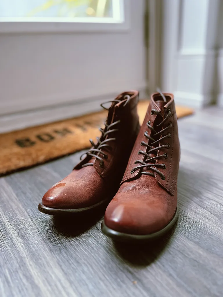 Brown Leather Frye Boots - Brand New Size 6  photo 1