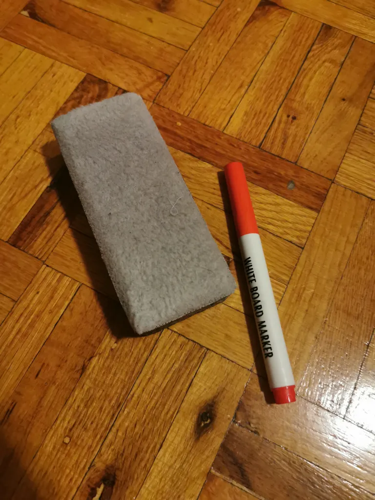 White board eraser + marker photo 1
