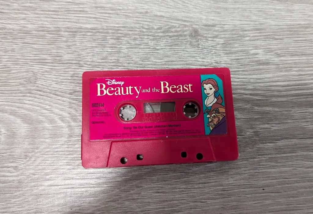 Disney Beauty and the Beast Audio Cassette Tape photo 1