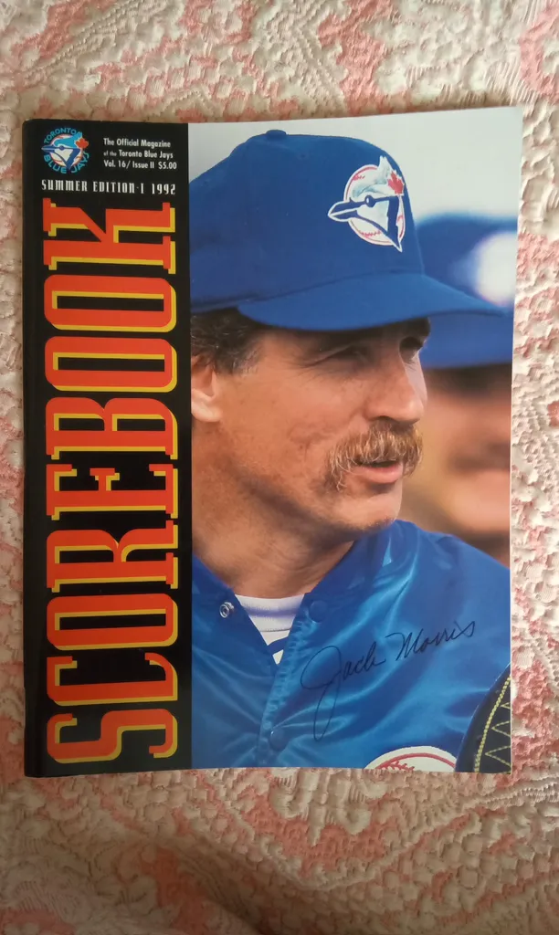 Scorebook 1992 Toronto Blue Jay's  photo 1