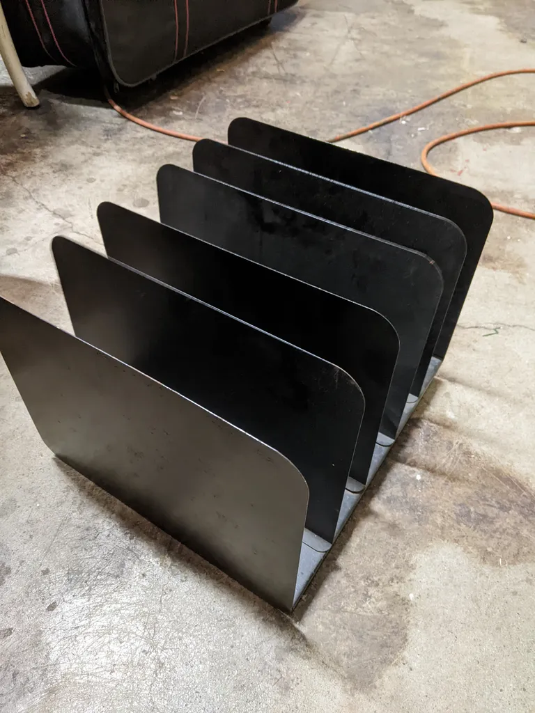 Metal paper organizer photo 1