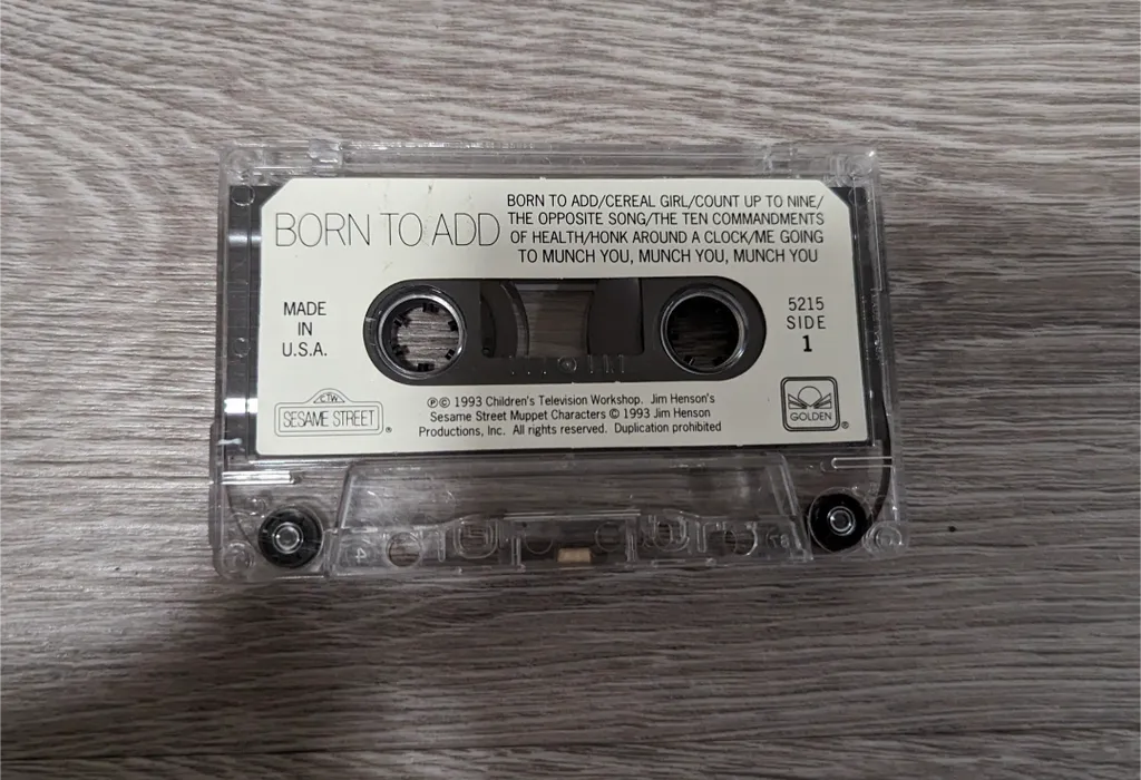 Sesame Street: Born to Add Cassette Tape photo 1