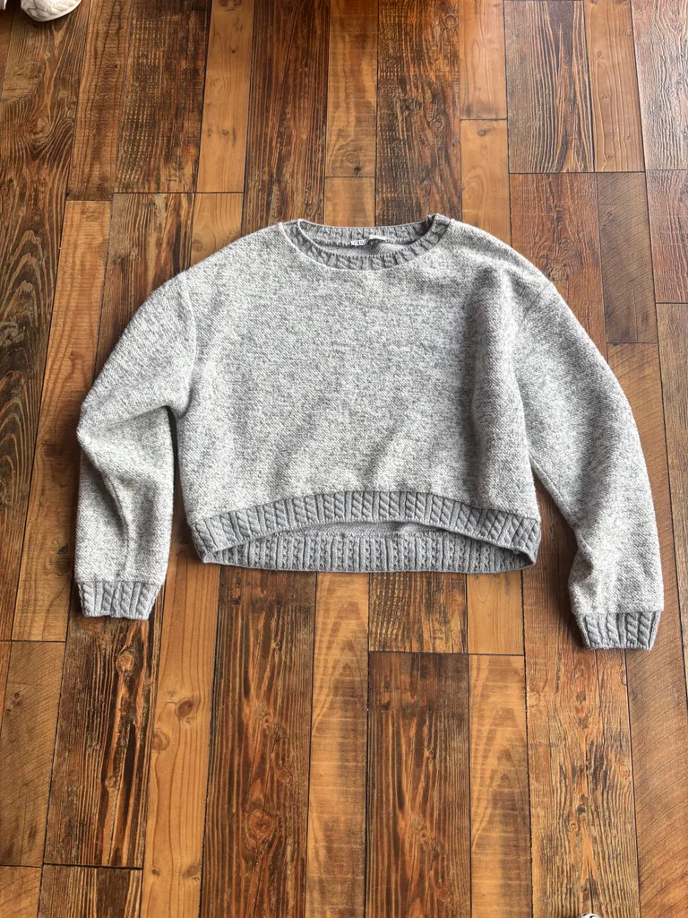 Size S Zara Gray Women's Sweater photo 1