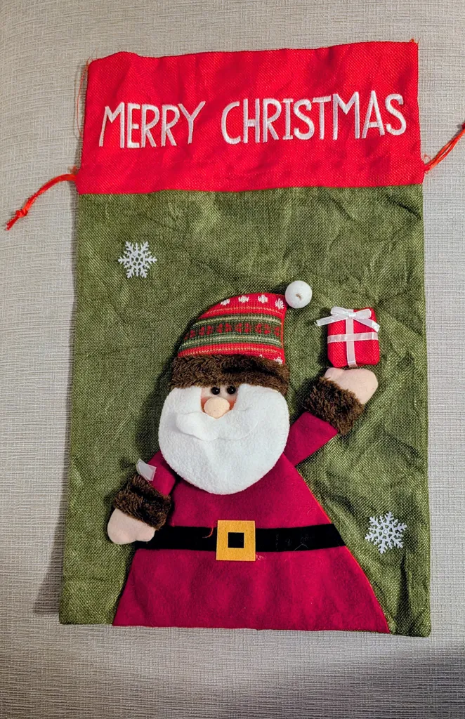 Brand New Merry Christmas Santa Gift Sack photo 1