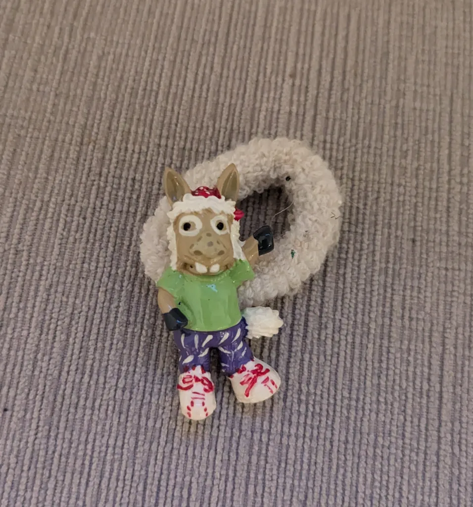 Cute Charlie Horse  Hair Tie Charm photo 1