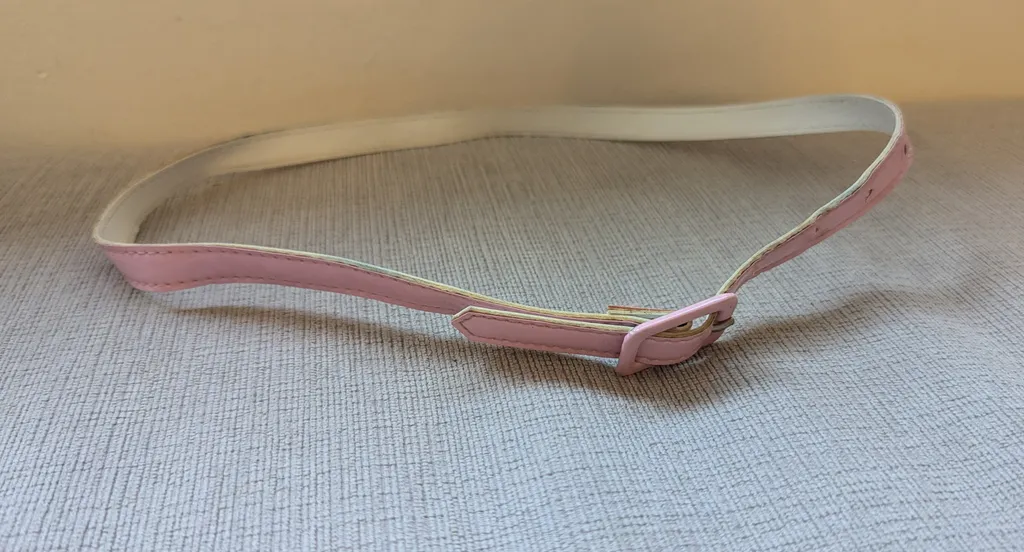 Pink Leather Belt Youth Size 15 photo 1