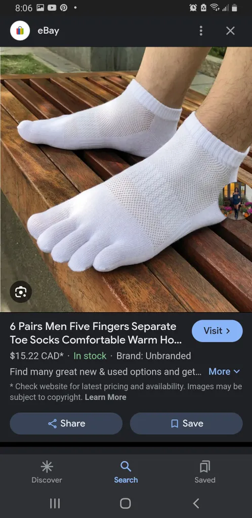 TOE SOCKS/SHOES photo 1