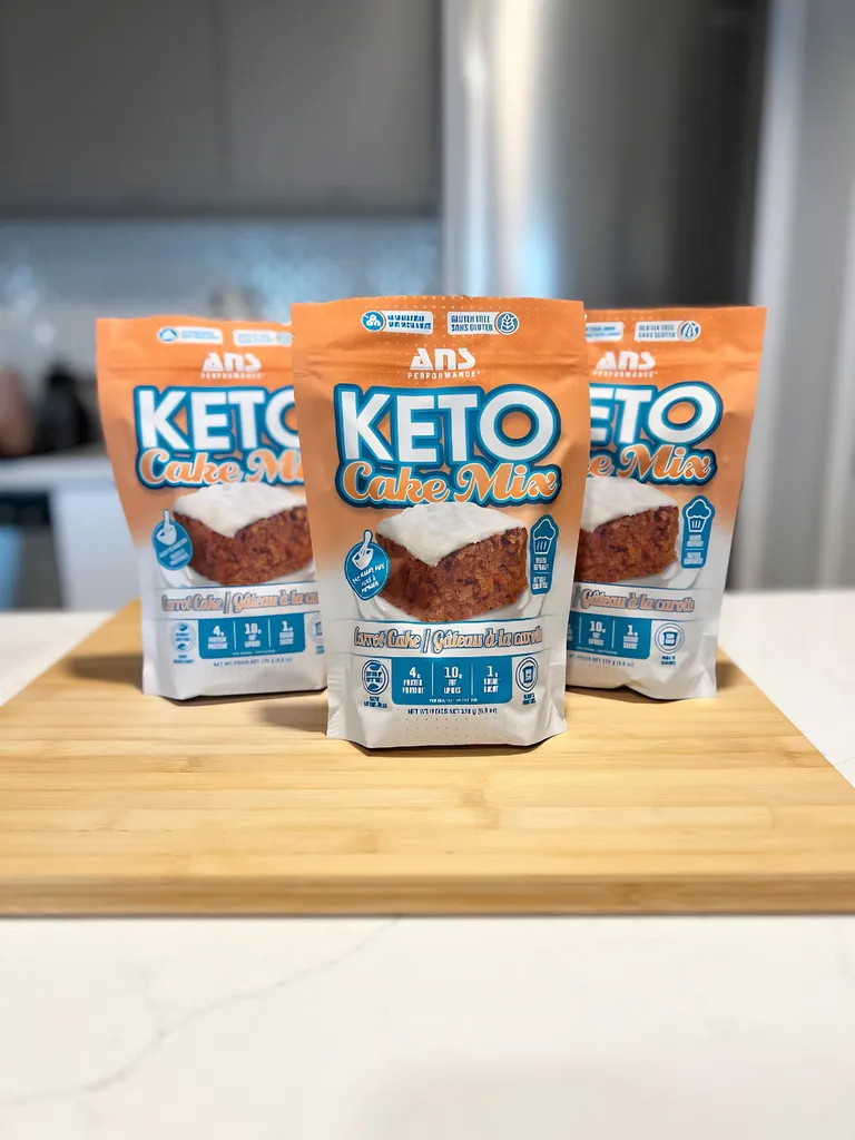 Keto Cake Mix Carrot Cake - Gluten-Free, Vegetarian Friendly photo 1