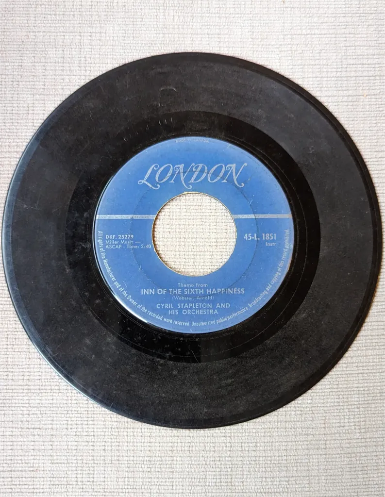 Vintage London Vinyl Record - Inn on the Sixth of Happiness photo 1
