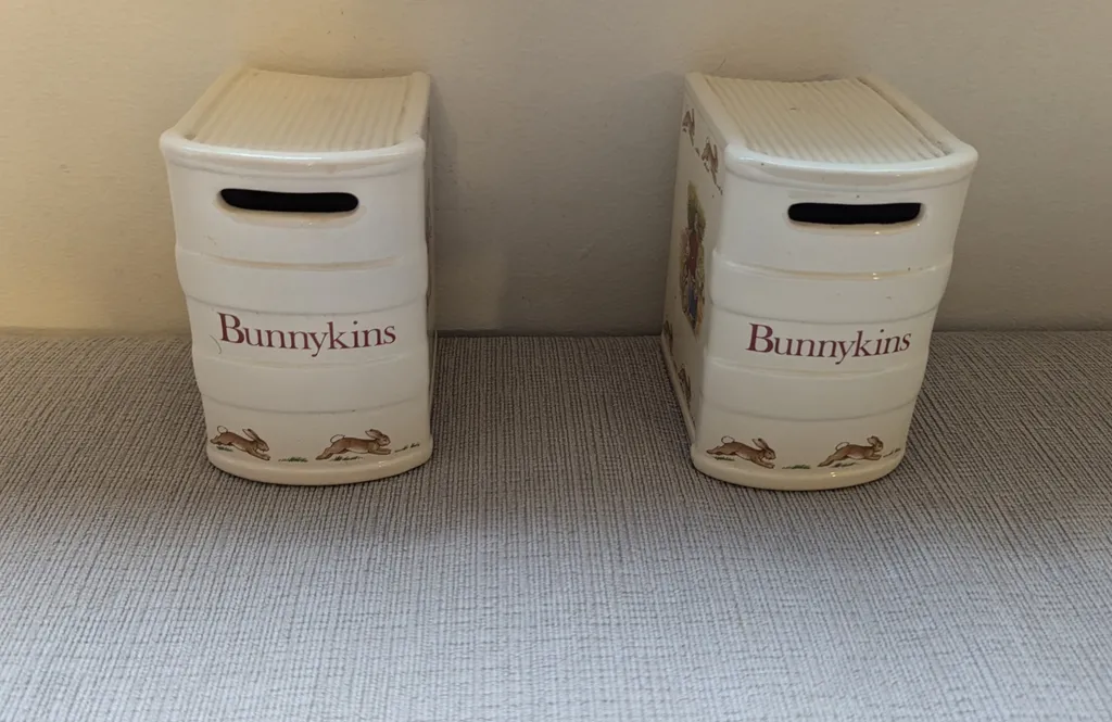 Vintage Bunnykins Bookend Banks  photo 1