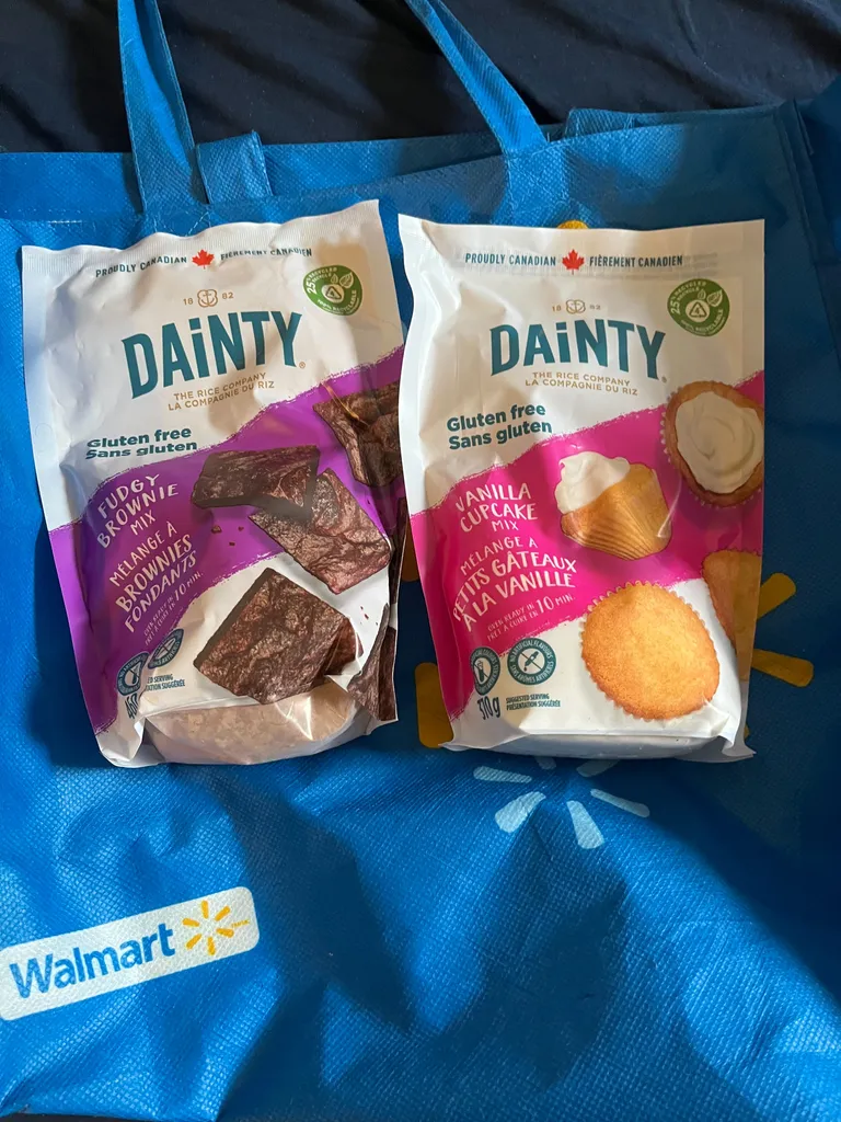 Dainty Gluten Free Cupcake & Brownie mix  photo 1