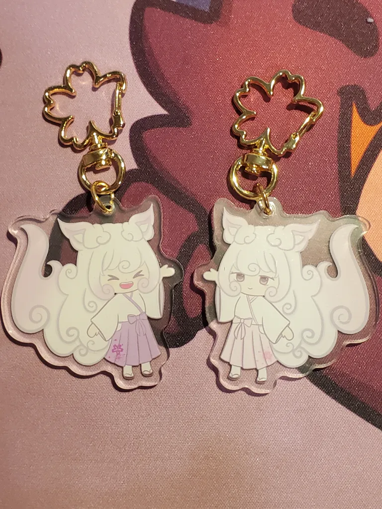 Fox Girl Acrylic Charms photo 1