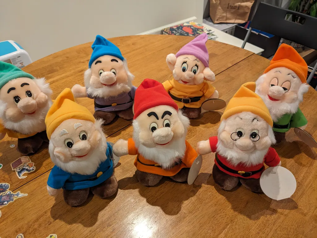 vintage Disney seven dwarfs  photo 1