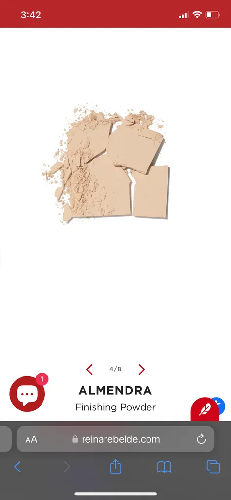 Reina rebelde finishing powder photo 1