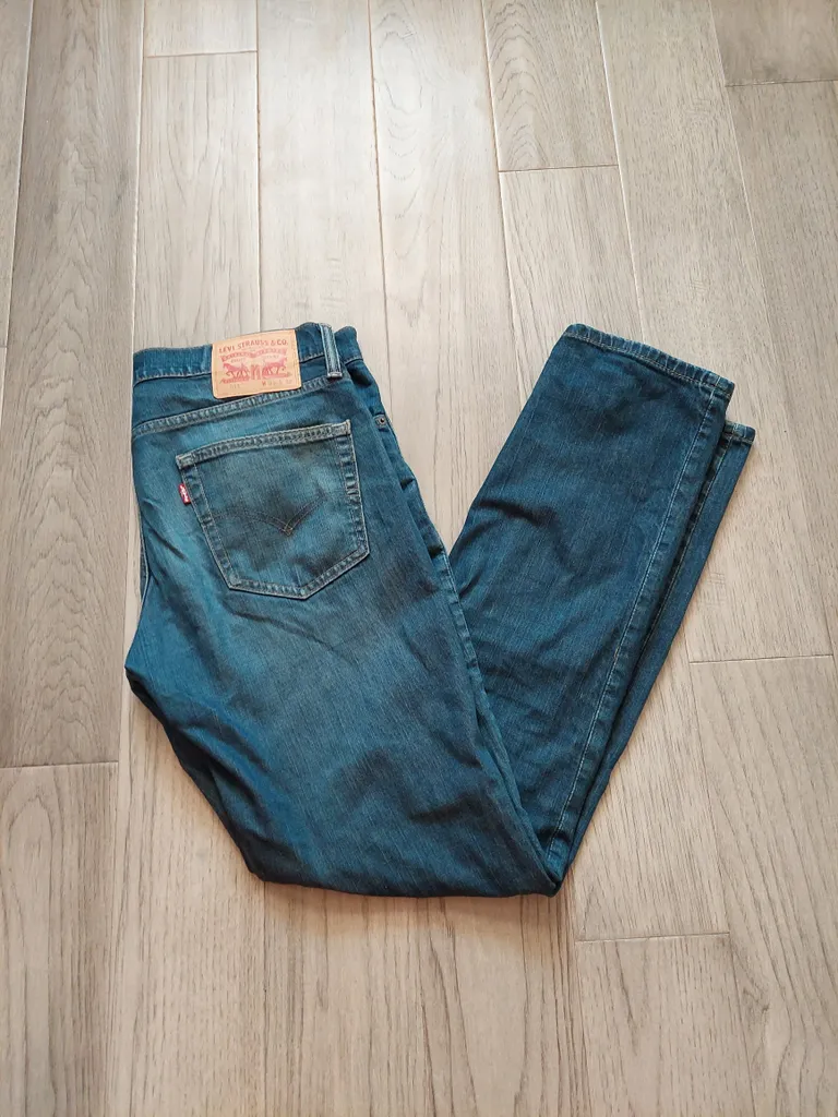 Mens 511 Levi Strauss blue denim jeans
 photo 1