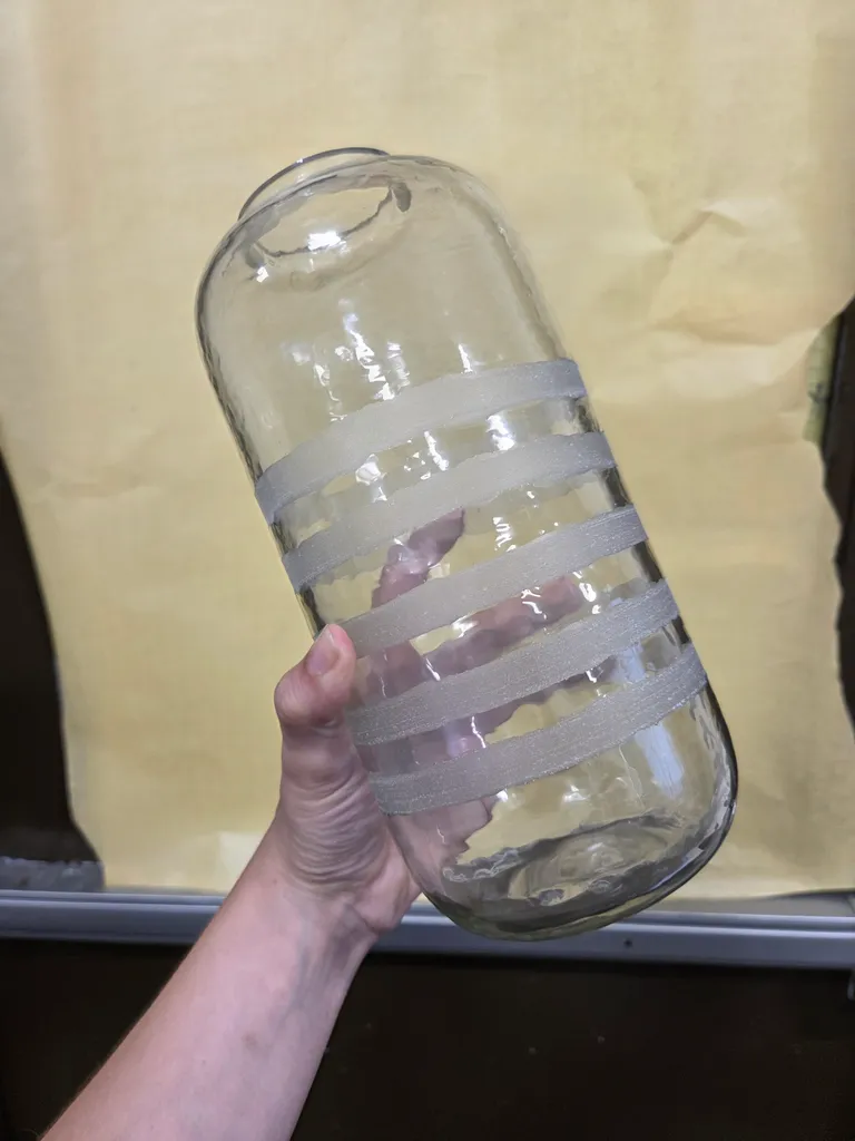 Unique large bottle vase photo 1