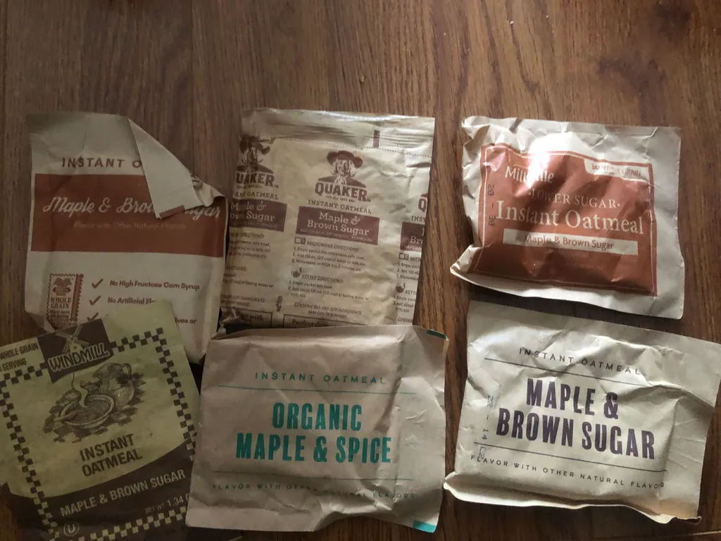 Flavored Instant oatmeal photo 1