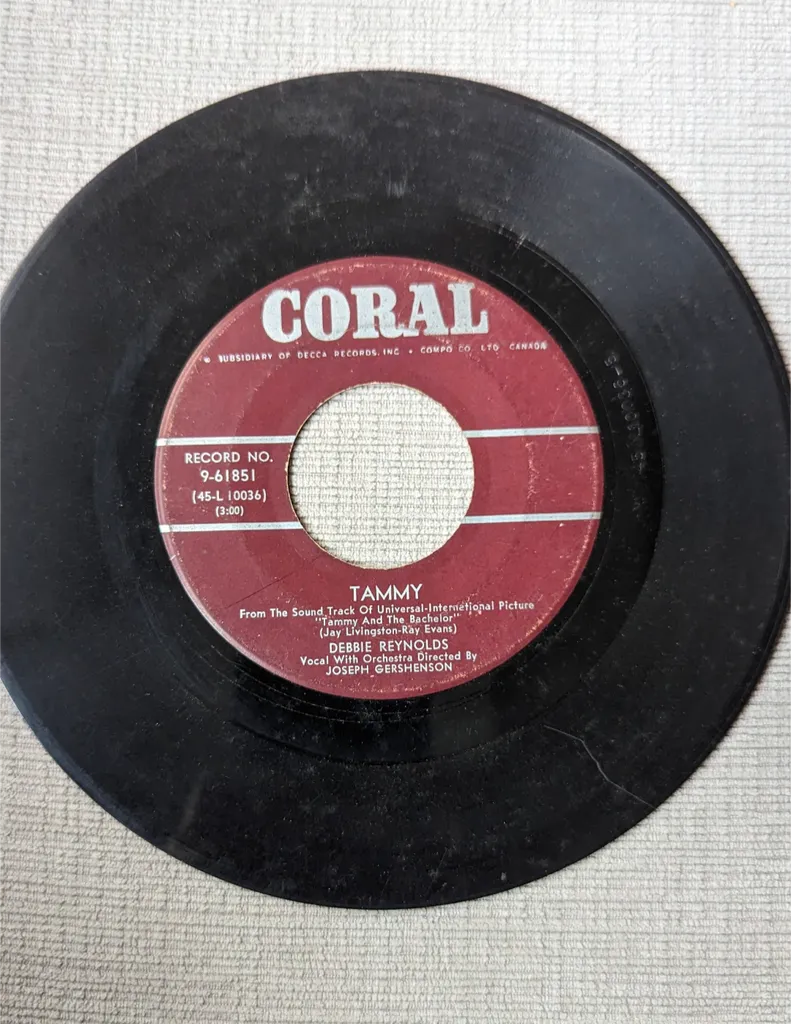 Debbie Reynolds - Tammy Vinyl Record photo 1