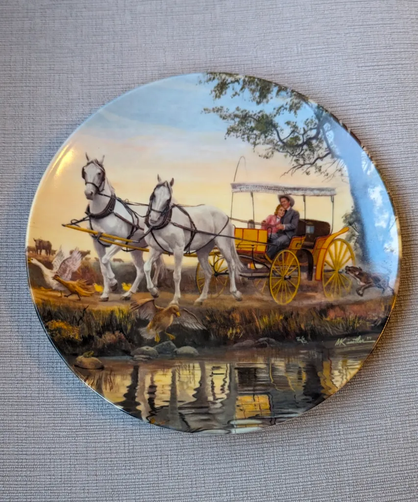 Knowles "The Surrey With the Fringe on Top" Plate  photo 1