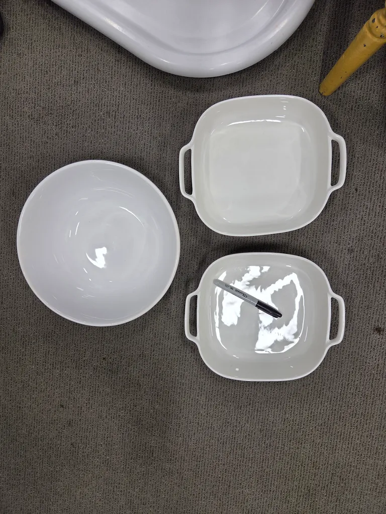  piece white set photo 1