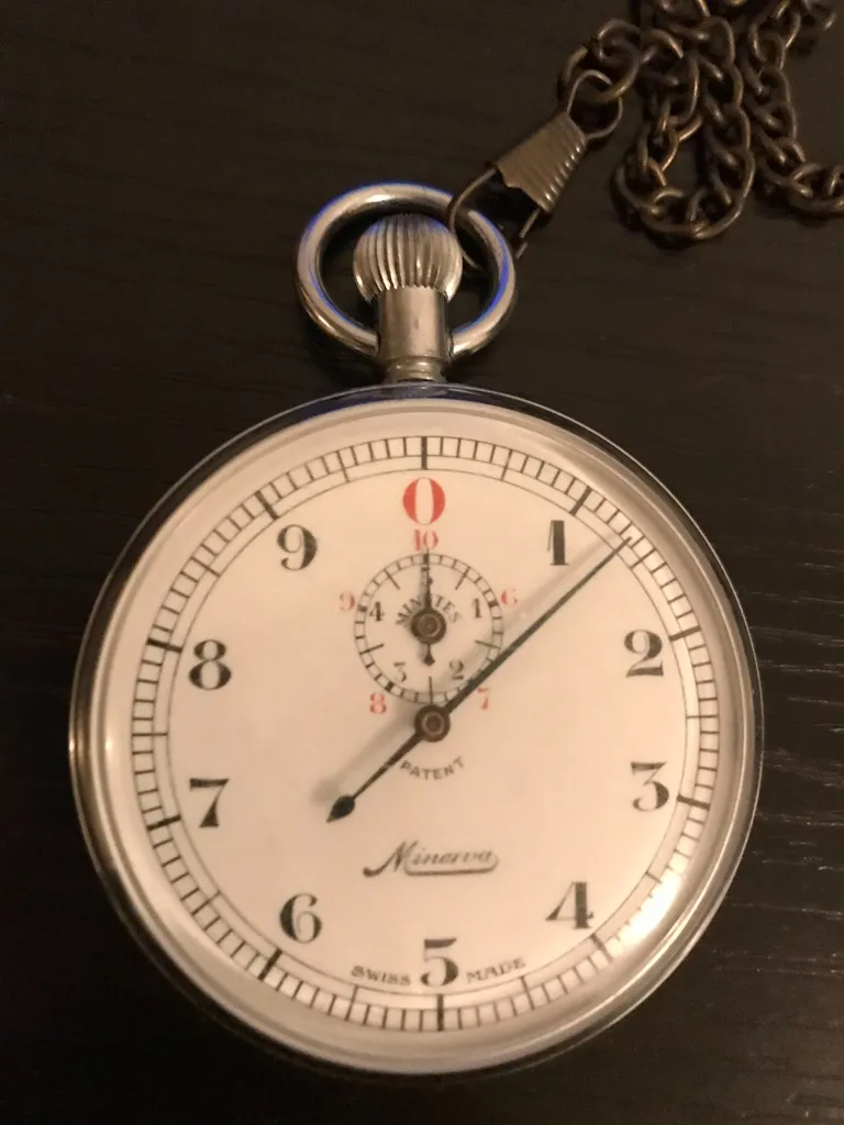 Vintage mechanical stop watch photo 1