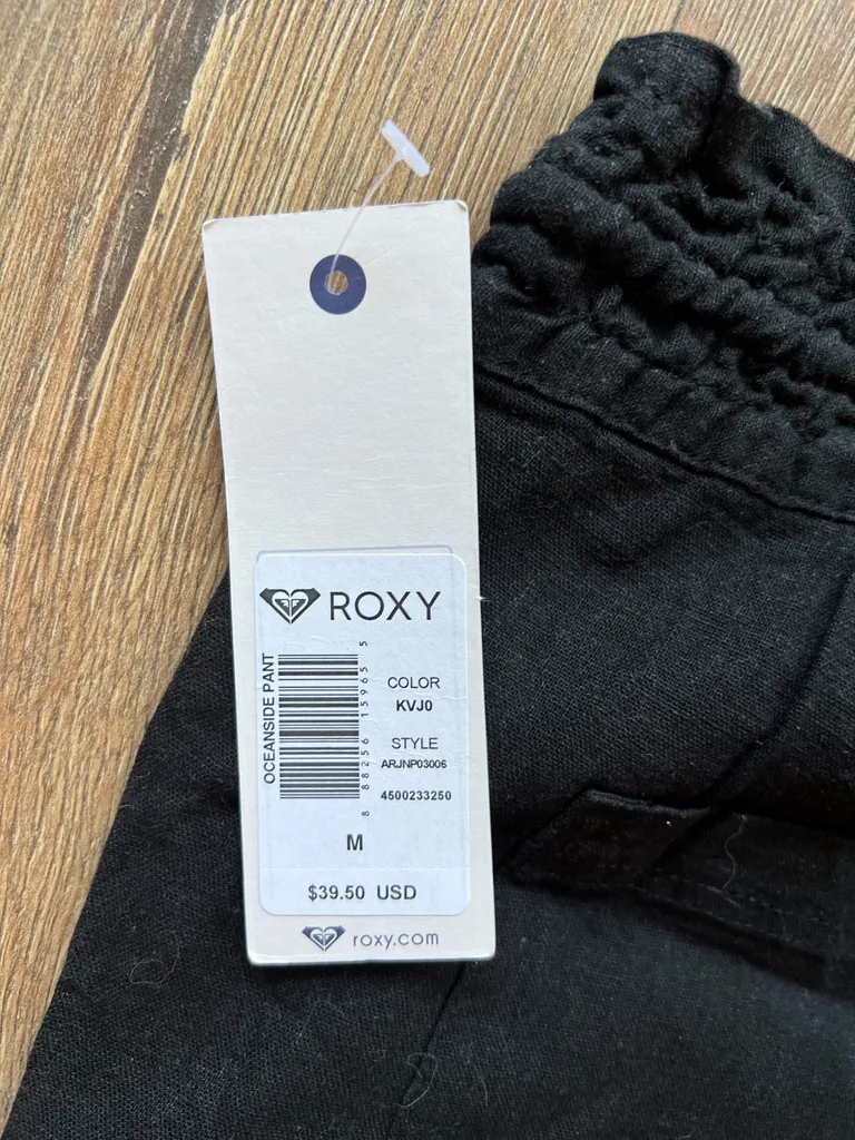 BNWT: Linen Roxy Pants - size M photo 1