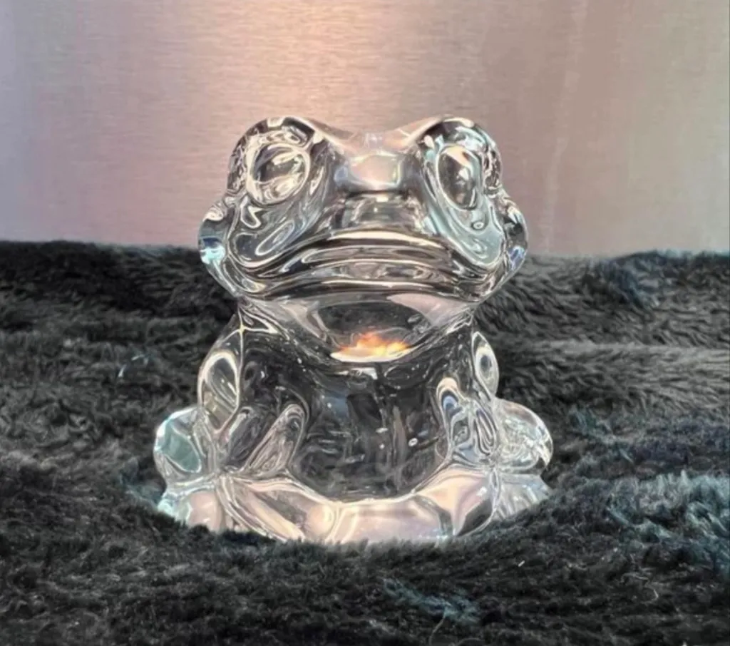 Bohemia Princess House Pets Frog 24% Lead Crystal photo 1