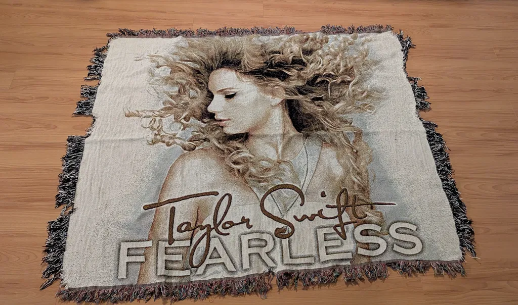 Taylor Swift Fearless Woven Tapestry Throw Blanket photo 1